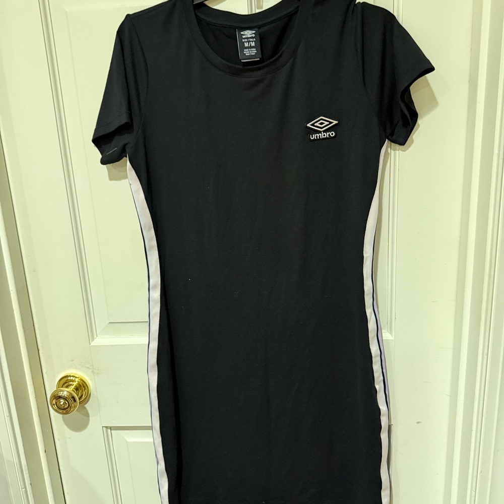 Umbro Black Tee with White Logo